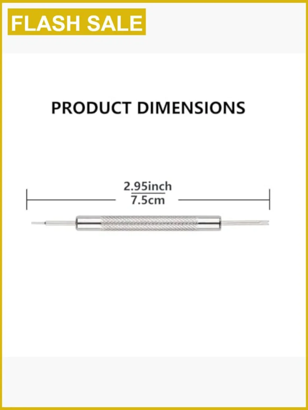 Watch Link Removal Kit with Pin Punches and Extra Needles for Strap Sizing